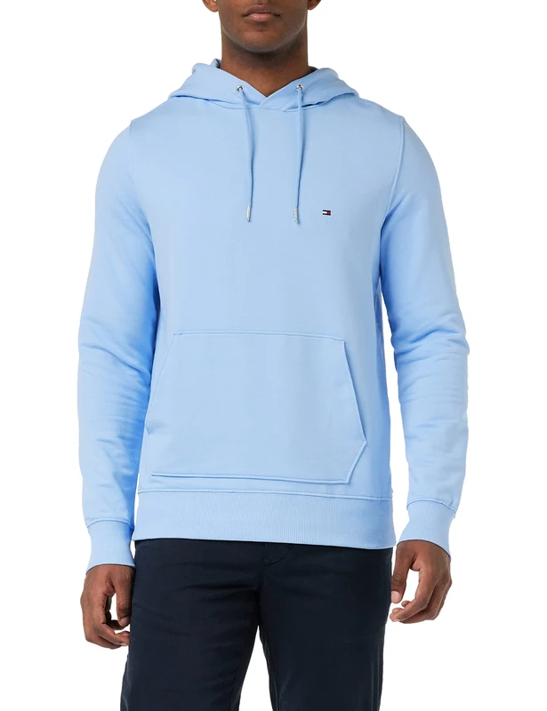 Tommy Hilfiger Men 1985 Hoodie, Blue (Vessel Blue), S