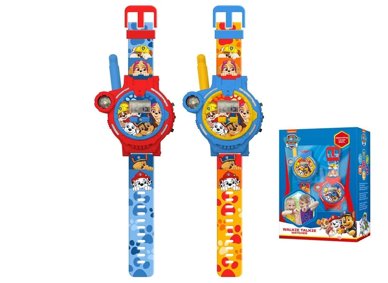 Kids Euroswan Paw Patrol 2-in-1 Digital Walkie Talkie Watch, Multi-Colour - Image 1