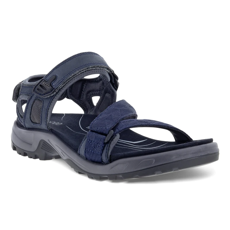 ECCO Men's Yucatan Coast Sport Sandal, Night Sky/Marine Nubuck, 8/8.5 UK
