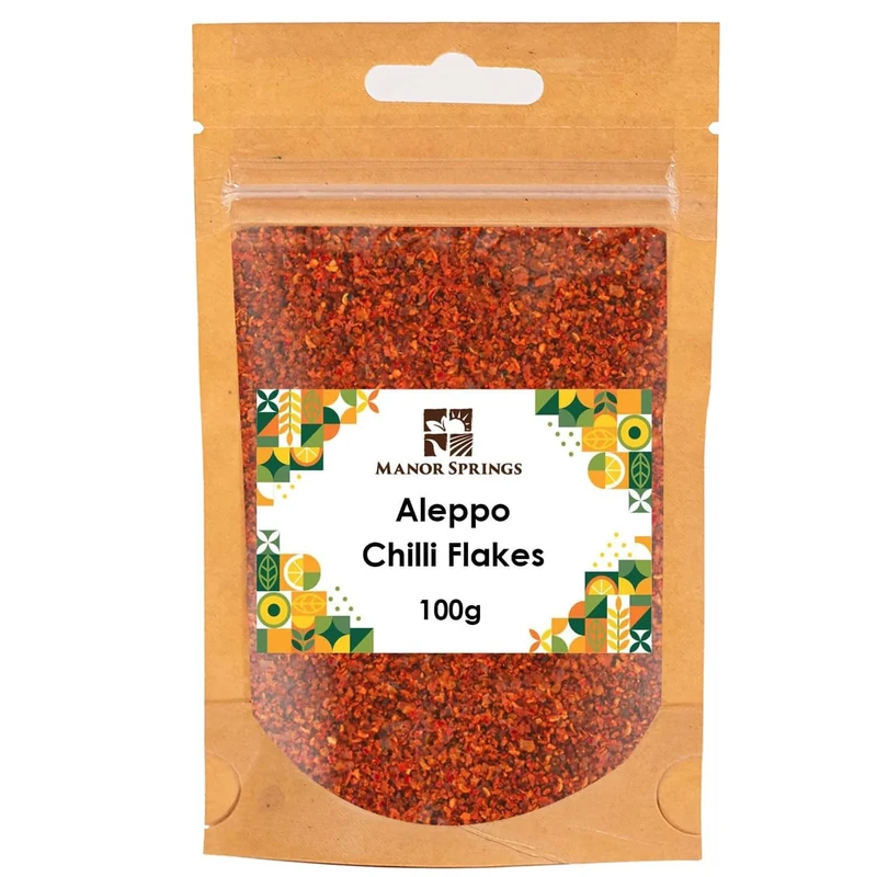 Aleppo Chilli Flakes (Pul Biber) 100g by Manor Springs