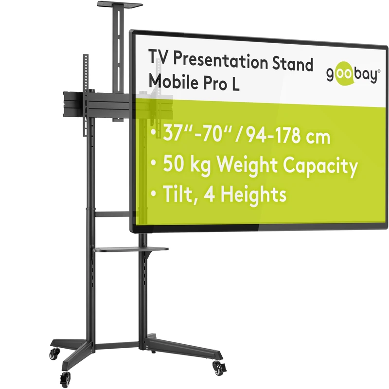 Goobay 59508 Support Pour Téléviseur 177.8 cm (70 Inches) Black - Image 1