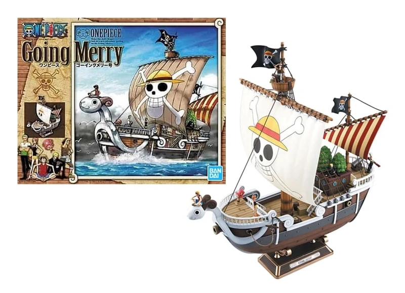 Bandai Hobby | Grand Ship Collection One Piece Going Merry Model Kit | Easy Snap-Fit Assembly, No Glue or Paint Required