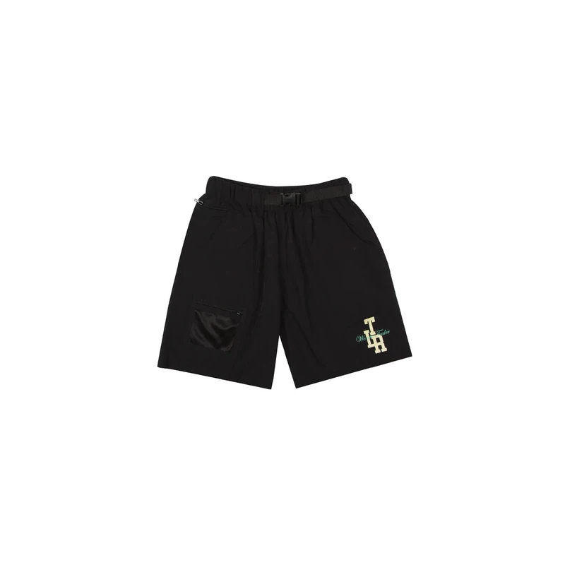 Tealer Unisex Short TLR Monogram Cargo Shorts, Noir, XS - Image 1