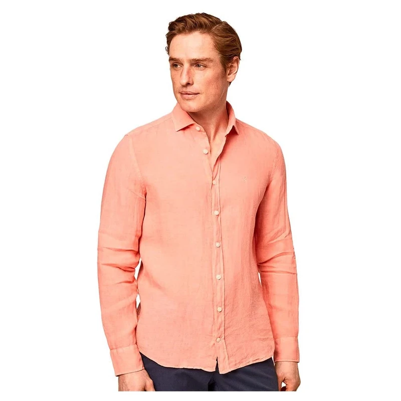 Hackett London Garment Dyed Linen K, 118PEACH, XS