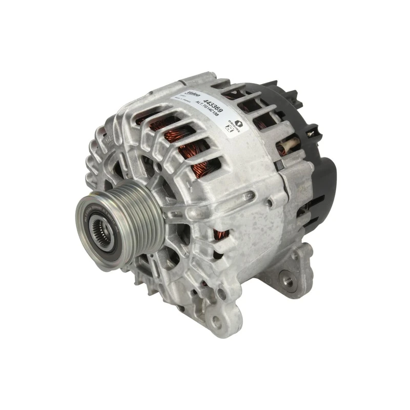 VALEO 443369 Alternator Alternator Charge current: 140 Amp Grooves: 6 grooves Pulley diameter: 50 mm Voltage: 14 V Rotation direction: CLOCKWISE
