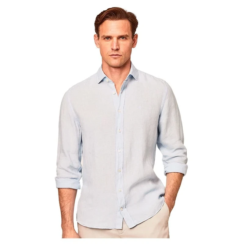 Hackett London Garment Dyed Linen K, 513SKY, XS
