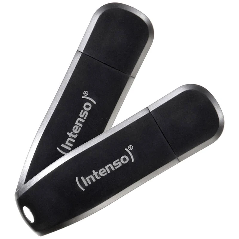 Intenso Speed Line 2 x 64 GB Memory Stick USB 3.2 Gen 1x1 Black
