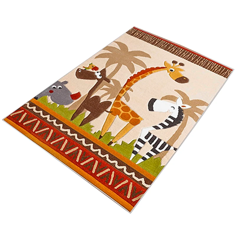 WELL HOME MOBILIARIO & DECORACIÓN TheJungle Multicoloured Printed Polyester Rug 160 x 230 cm - Image 1