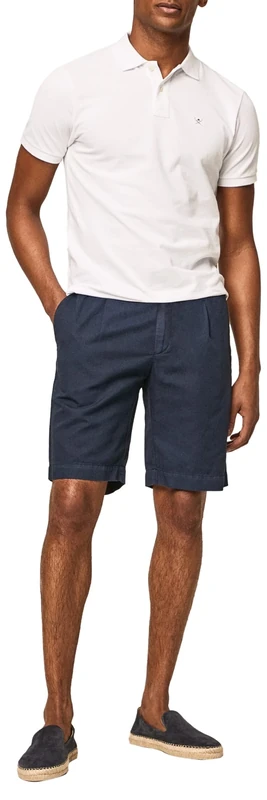 Hackett London Men's Beach Drawstring SHRT Shorts, Navy, 30W