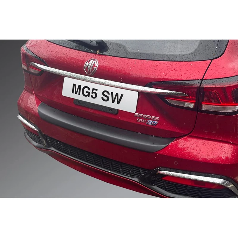 RGM ABS Rear bumper protector compatible with MG 5 (EV) SW 2020-2022 Black