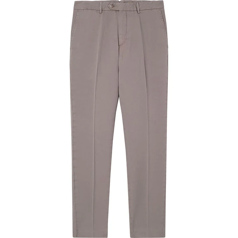 Hackett London Men's Cotton Tencel Chino Pants, Vetiver, 28W / 30L