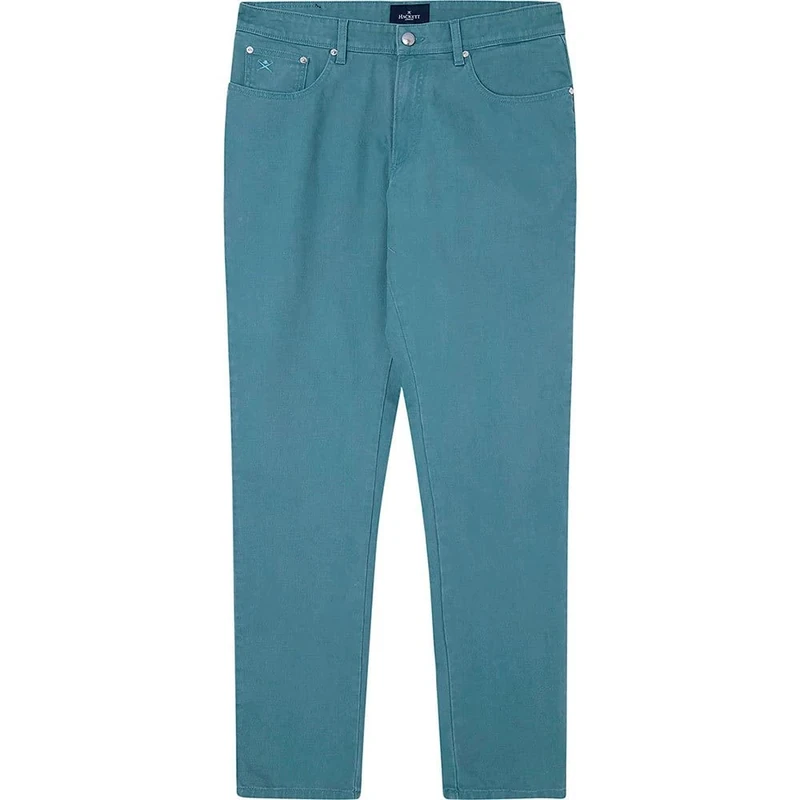 Hackett London Men's Delave 5 PTK Pants, Sage, 28W / 32L