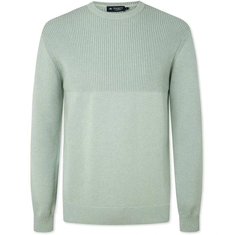 Hackett London Cotton Rib Detail CRW, 6DWDUSTY Green, S
