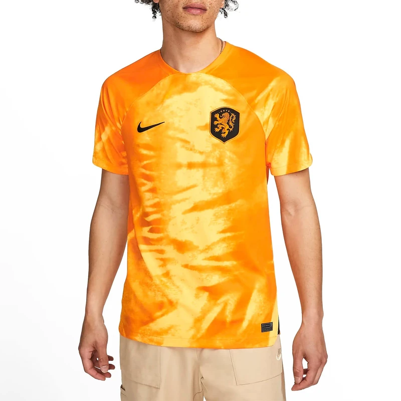 Nike Knvb Dri Fit Stadium Home T-Shirt Laser Orange/Black XXL