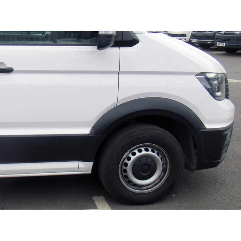 RGM Set Wheel arch extensions compatible with Volkswagen Crafter 2017- / Man TGE 2017- (Short & Long wheel base) - Black