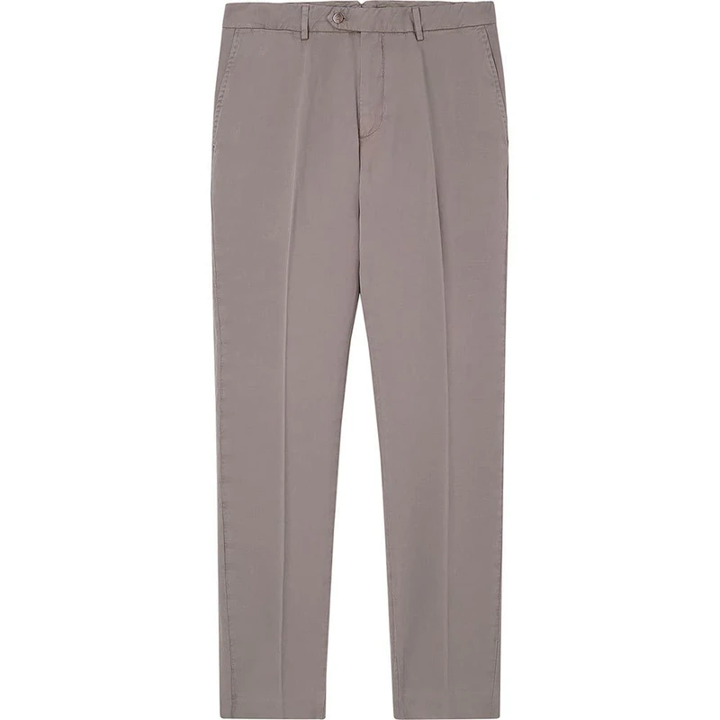 Hackett London Men's Cotton Tencel Chino Pants, Vetiver, 40W / 32L