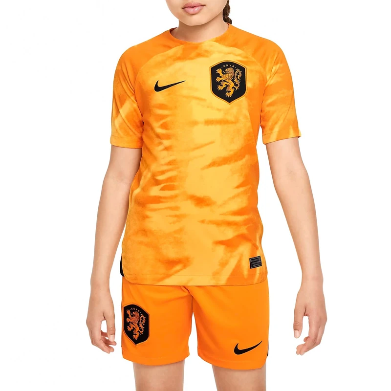 Nike Knvb Dri Fit Stadium Home T-Shirt Laser Orange/Black M