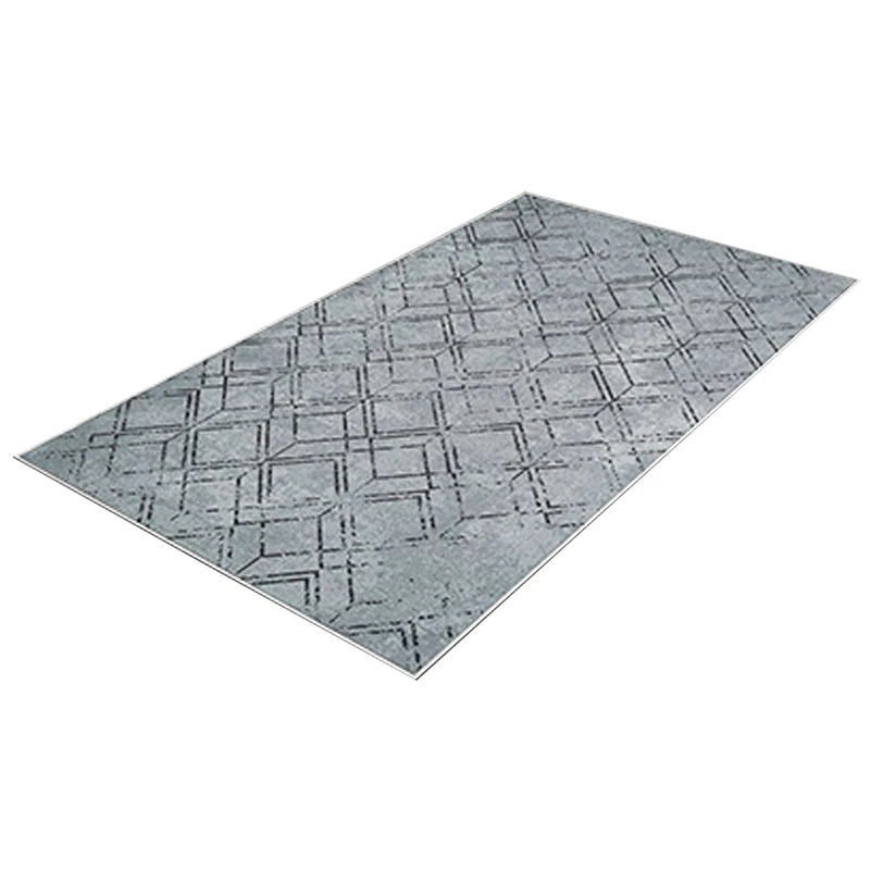 WELL HOME MOBILIARIO & DECORACIÓN Printed Polyester Rug, 160 x 230 cm, Cubes Model, Multi-Colour