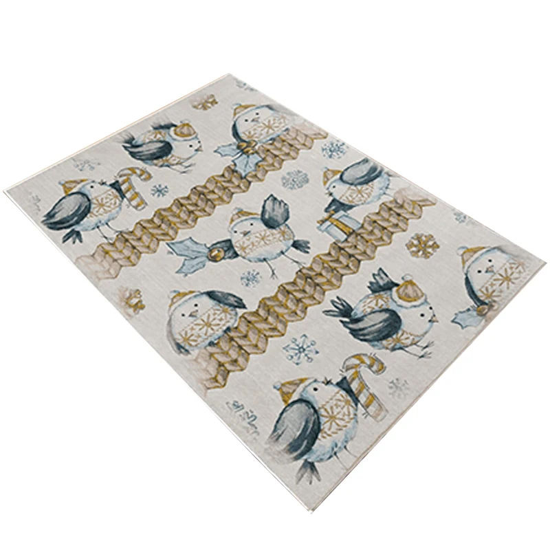 WELL HOME MOBILIARIO & DECORACIÓN Estampada Alfombra 140 x 220 cm Model ColdBird Multi-Coloured