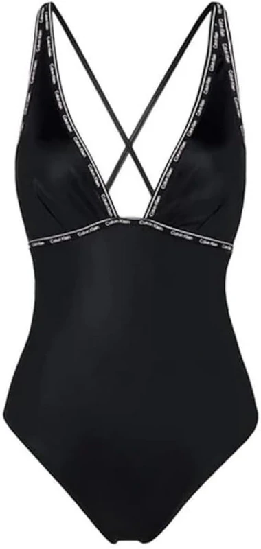 Calvin Klein Women Swim Suit Modern, Black (PVH Black), S - Image 1