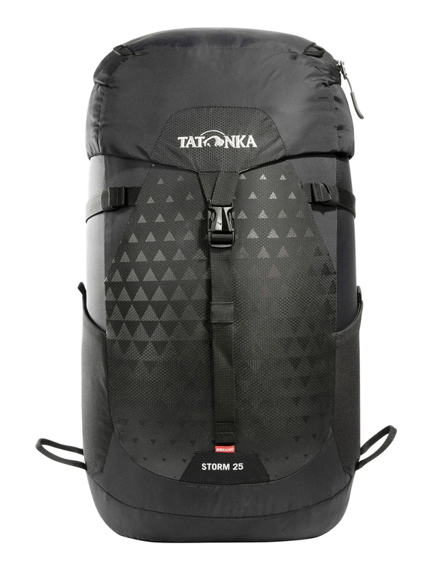 Tatonka Storm Hiking Backpack 25 L Recco with Back Ventilation and Rain Cover - Lightweight, Comfortable Backpack for Hiking with Recco Reflector - PFC-Free - 25 Litres