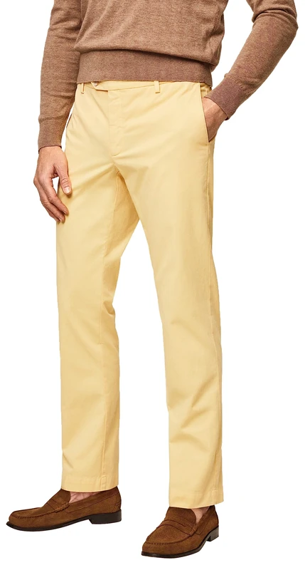 Hackett London Men's CORE Kensington Pants - Yellow 40W x 32L