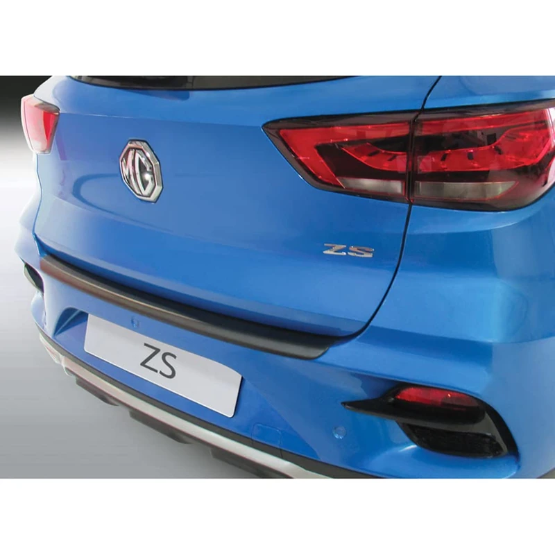 RGM ABS Rear bumper protector compatible with MG ZS (EV) Facelift 2021- Black