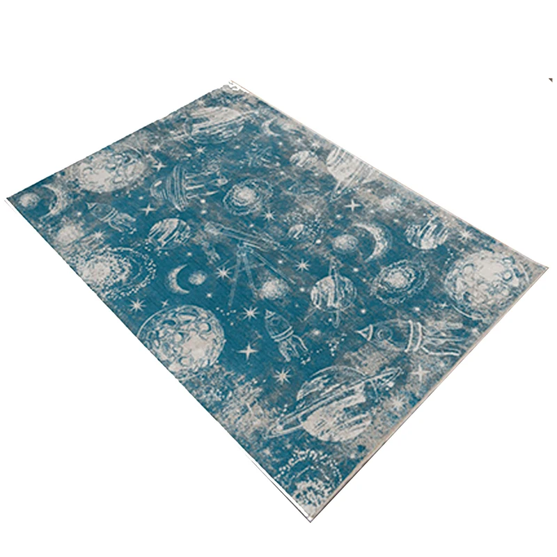 WELL HOME MOBILIARIO & DECORACIÓN Alfombra de poliester estampada 160 x 230 cm model Universe multicolour