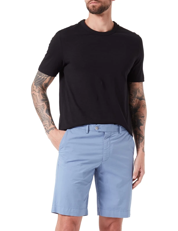 Hackett London Men's Ultra Lw Shorts, Chambry Blu, 42W