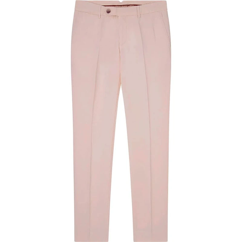 Hackett London Men's Cotton Tencel Chino Pants, Cream, 35W / 32L