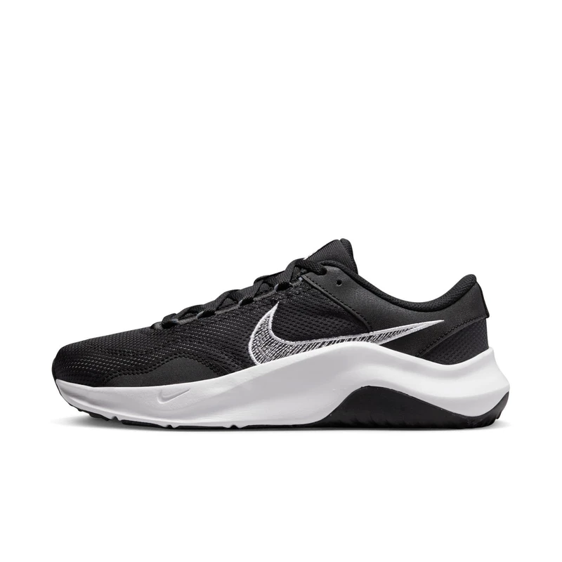 Nike DM1119-001 Legend Essential 3 Sneaker Adult Black/White-Iron Grey 3.5