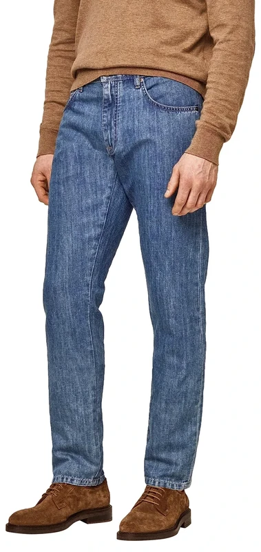 Hackett London Men's Linen Denim Jeans, 31W / 34L