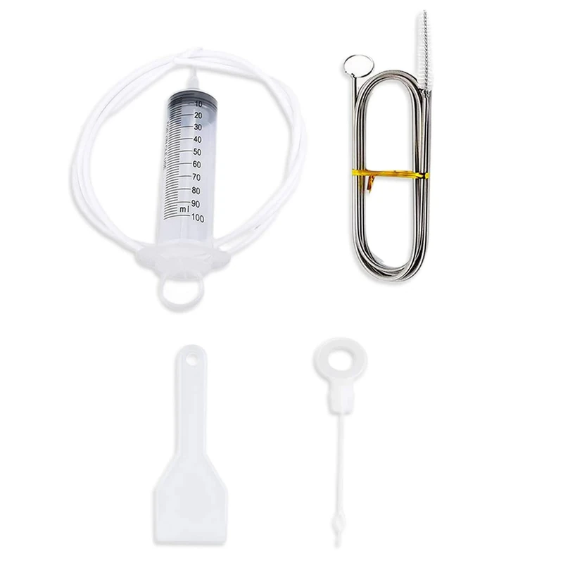 Wukesify Clog Remover Drain Unclogger - Refrigerator Drain Clog Remover Cleaning Kit, Fridge Drain Unclogger, Reusable Fridge Dredging Kit for Household Cleaning