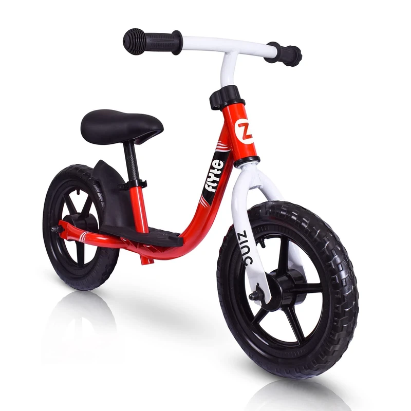ZINC Flyte Kids 12 Inch Dash Balance Bike Adjustable for Toddlers 2+ Years