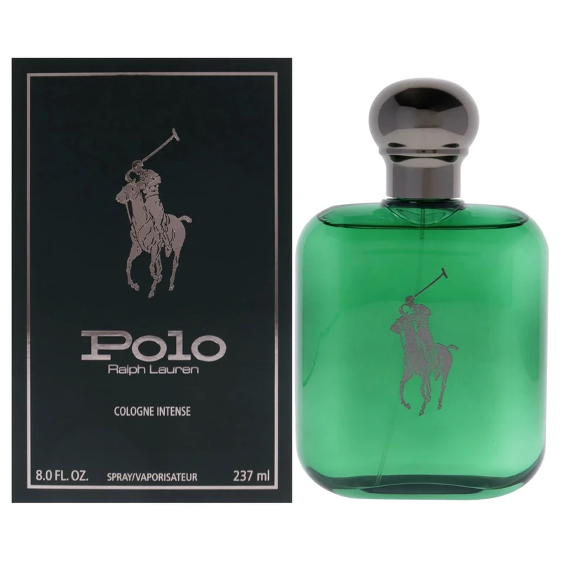 Ralph Lauren Polo Green For Men 8 oz Cologne Intense Spray