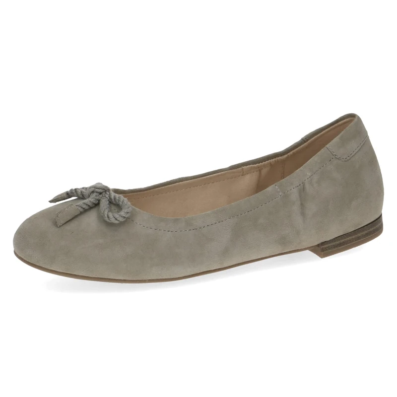 CAPRICE Women's 9-9-22112-20 Ballerina Shoes, Salvia Suede, 9 UK