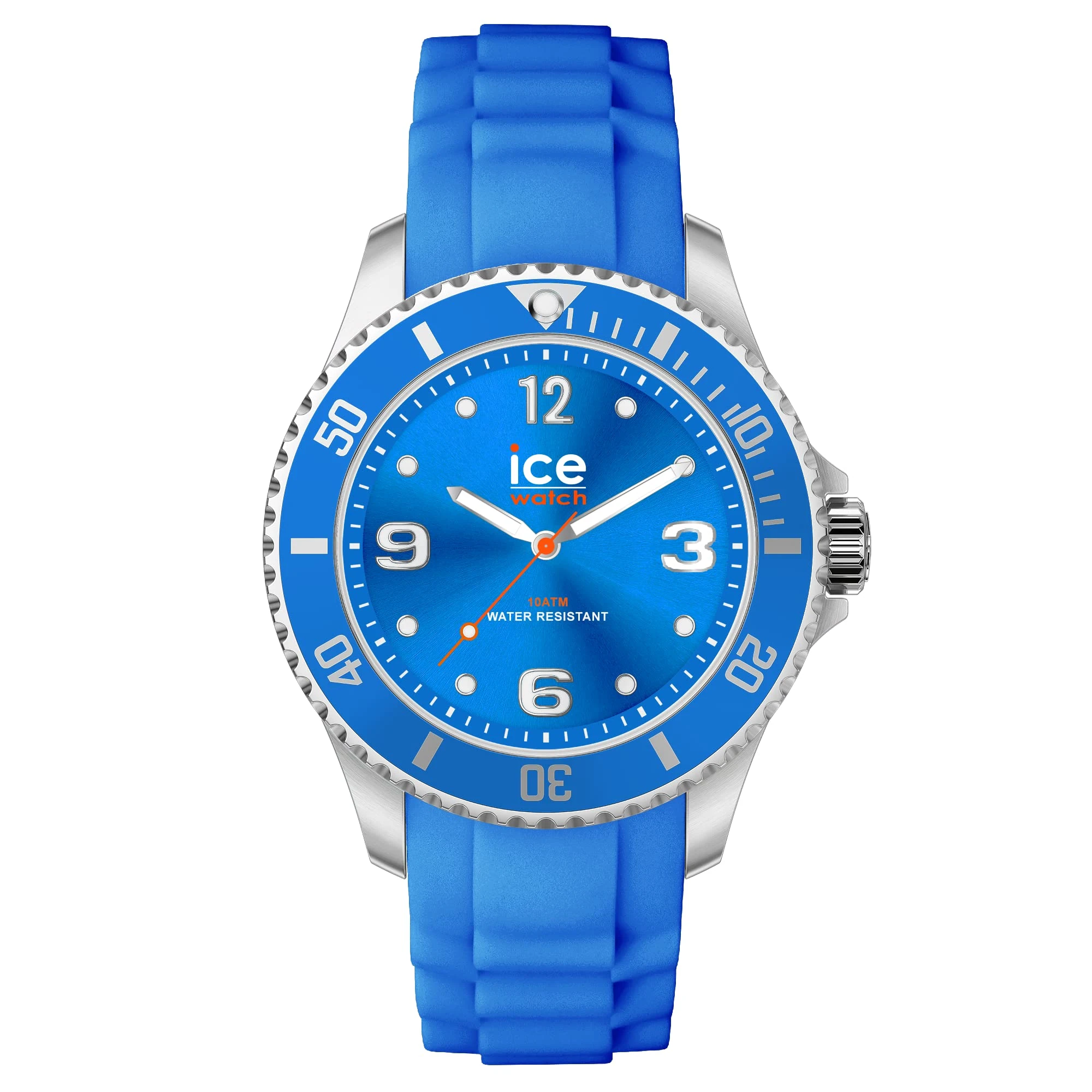 ICE-WATCH - ICE steel Blue forever - Men's wristwatch with silicon strap - 020361 (Small)