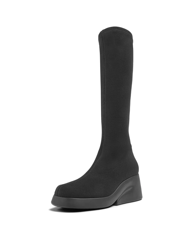 Camper Ground Chelsea Boot - Black Women's Wedge Boot