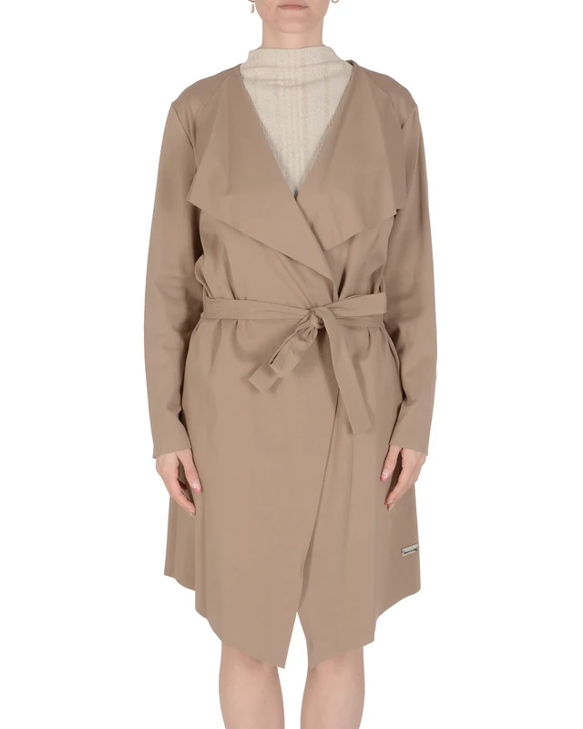 19V69 ITALIA Women's Madrid Brown Cardigan Sweater, L