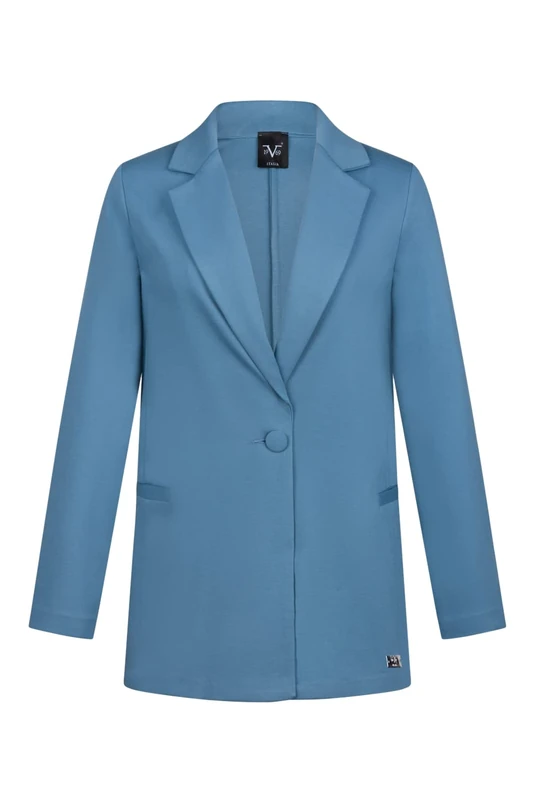 19V69 ITALIA Women's Miky Raf Blue Blazer, 10