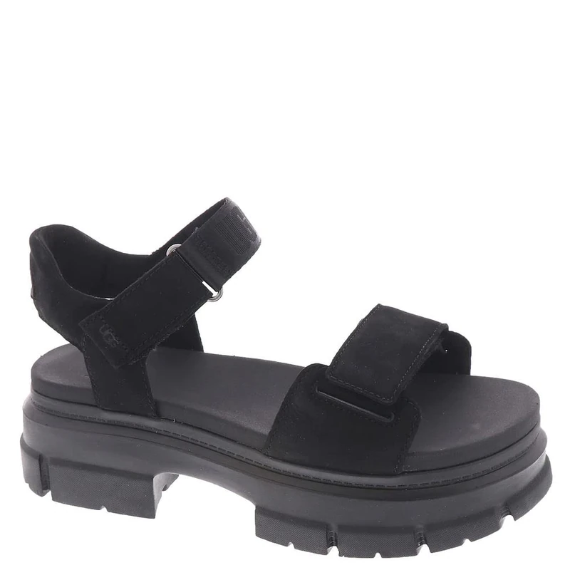 UGG Women's, Ashton Ankle, Open Toe, BLACK, UK9