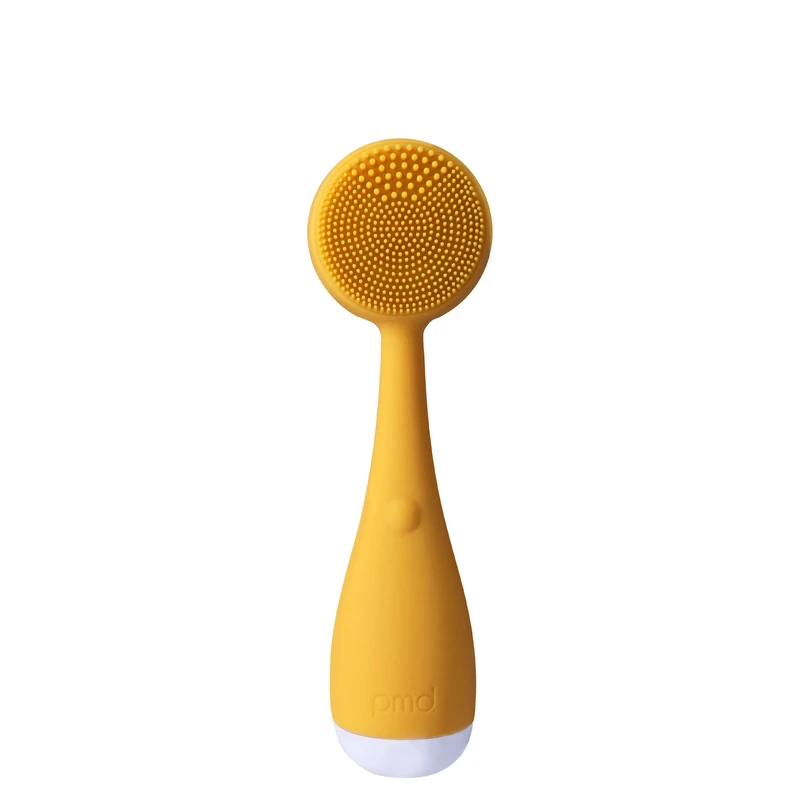 PMD Clean Mini - Smart Facial Cleansing Device with Silicone Brush & Anti-Aging Massager - Waterproof - SonicGlow Vibration Technology - Clear Pores and Blackheads - Lift, Firm, and Tone Skin
