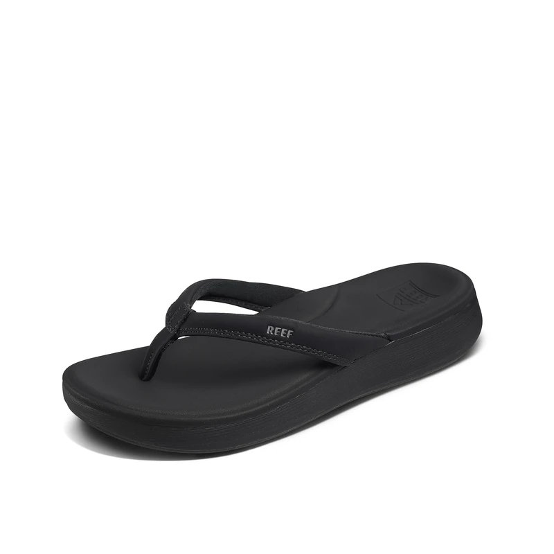 Reef Women's Cushion Cloud Flip-Flop, Black, 6 UK - Image 1