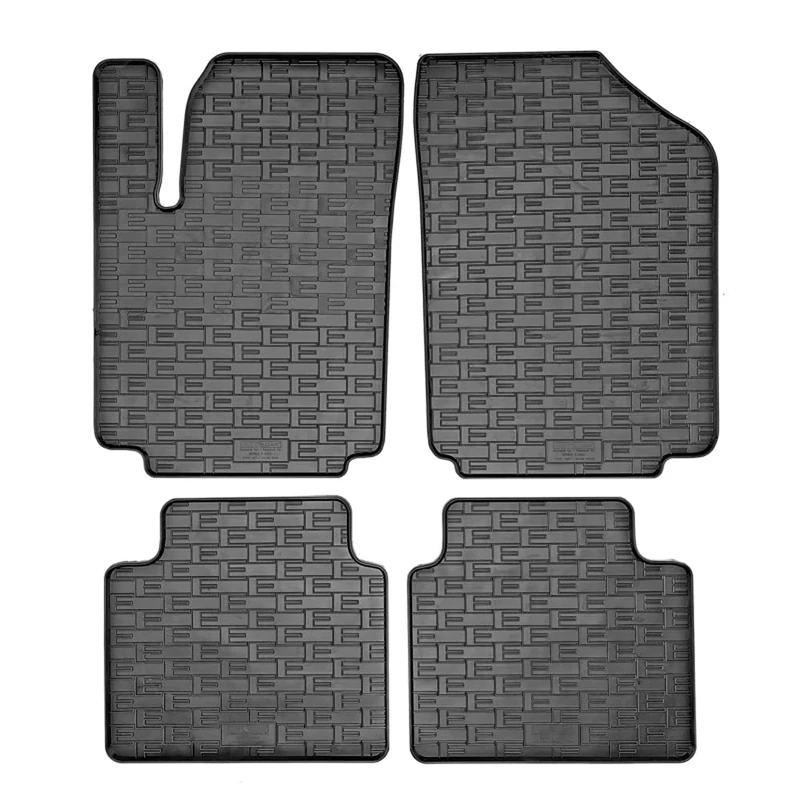 CIKCar Rubber car mats set compatible with Seres 3 Electric 2021- (4-pieces + fixing system)