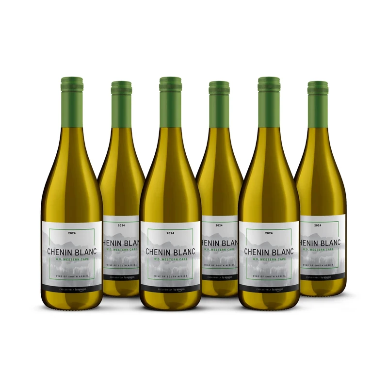 by Amazon South African Chenin Blanc, White Wine, 75cl, Case of 6