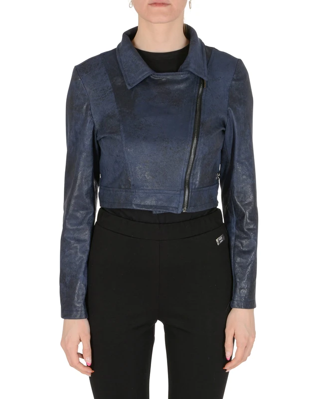 19V69 ITALIA Chiodo, Women's Jackets, Navy Blue, S