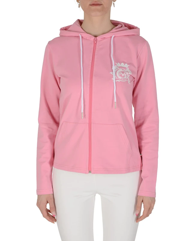 19V69 ITALIA Eleana Hoodie, Women's Hooded Sweatshirt, Pink, XL - Image 1