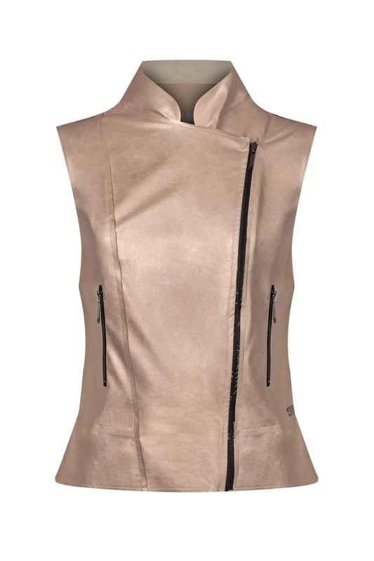 19V69 ITALIA Women's Paradise Gold Vest, M