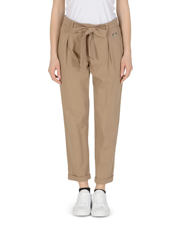 19V69 ITALIA Trump, Women's Casual Pants, Brown, M