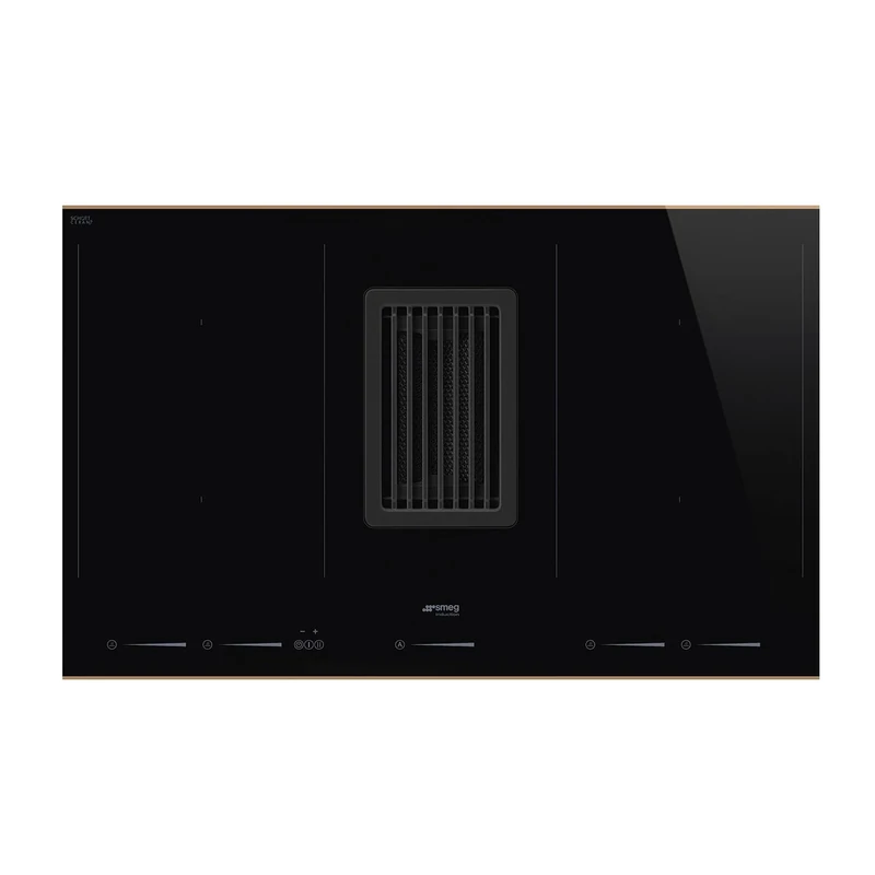 Induction hob with 4 heating zones and built-in hood from Smeg Universal - HOBD682D1